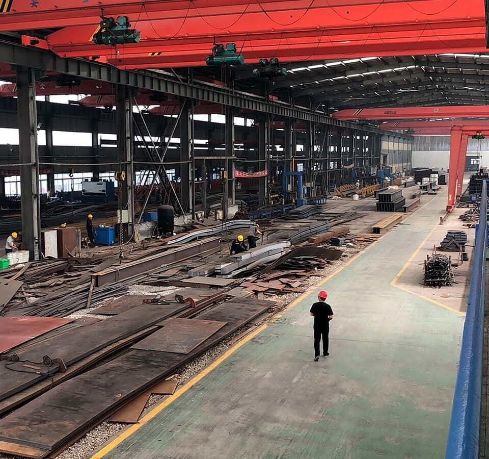 מוצר מותאם אישית לא סטנדרטי q235b כיתה h קורות לבנייה astm מבנה פלדה סטנדרטי מוצר-23