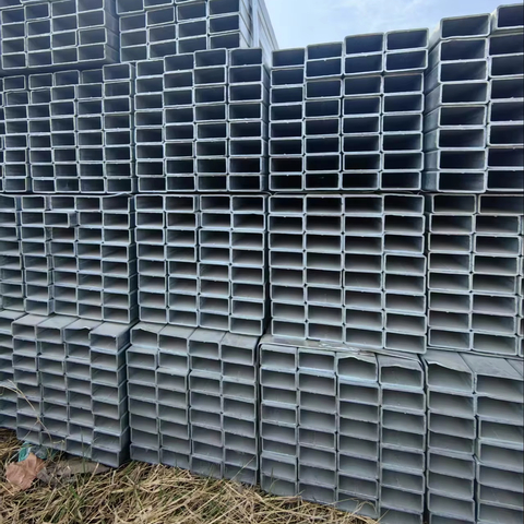 ASTM A500 Q235 Profilo ERW in acciaio dolce Tubo in ferro a sezione cava quadrata zincata/Barra quadrata cava in acciaio 6 m 12 m Saldatura inclusa