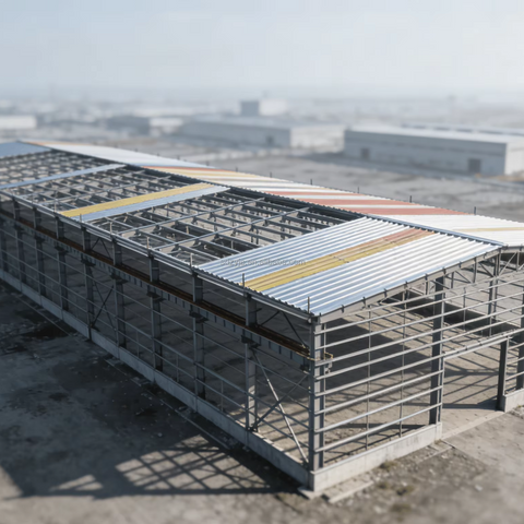 Prefabricated Light Steel Heavy Structure Building For Factory/Workshop/Warehouse