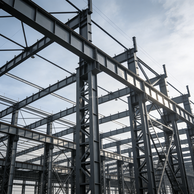 Mataas na Kalidad ng Malakas na Carbon Steel Structure Factory Building Para sa Industrial Use Steel Warehouse Q355B