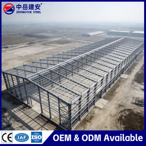 Single Span Prefab Steel Workshop for Manufacturing Factory Construction