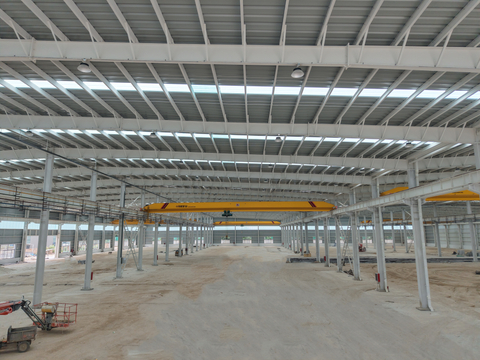 Industrial Heavy Duty Steel Structure Frame Fabrication Service For Warehouse And Building Construction