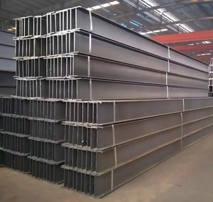 עמודה H קרן פלדה מגולגלת חמה Astm A709 A36 Q355B 200X150 300X300 מ'מ H עמודות קרן פלדת פחמן H קרן