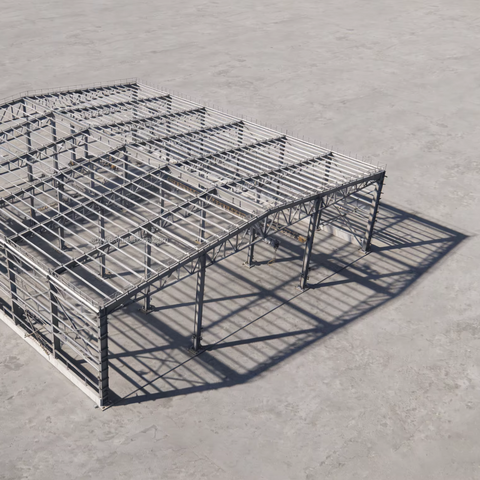 Prefabricated Steel Structure Workshop Custom Metal Frame Industrial Factory Building Warehouse With Fast Installation