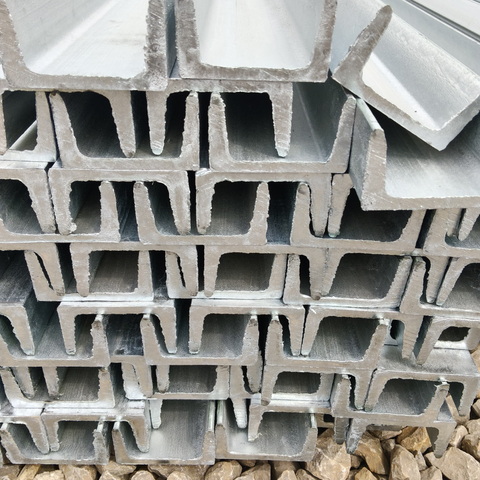 ASTM/EN/JIS Canale in acciaio inossidabile pronto da magazzino | Canale a U ASTM A36 per l'edilizia | Spedizione veloce in tutto il mondo