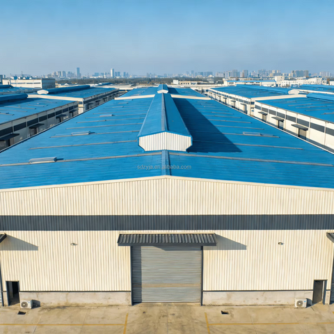 Prefabricated Heavy Light Steel Structure Warehouse/Workshop/Factory Building With Welding Cutting & Bending Services